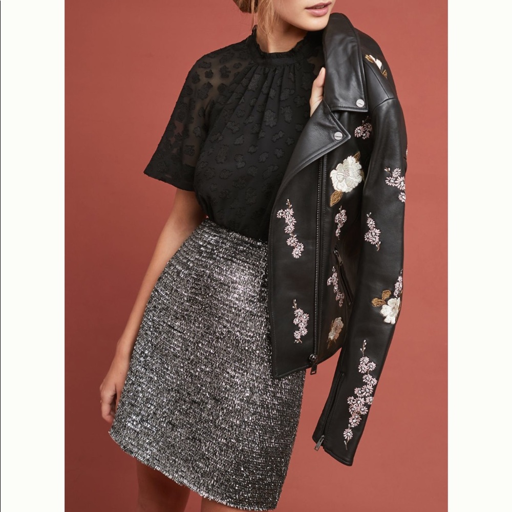 Anthropologie Saint-Michel Mini Skirt